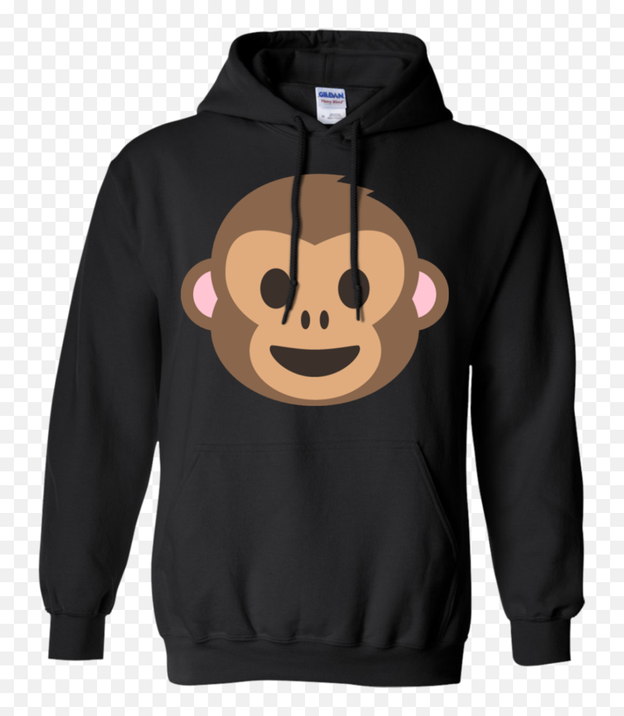 Monkey Face Emoji Hoodie U2013 That Merch Store - Sniper Gang Black Hoodie,Calm Emoji