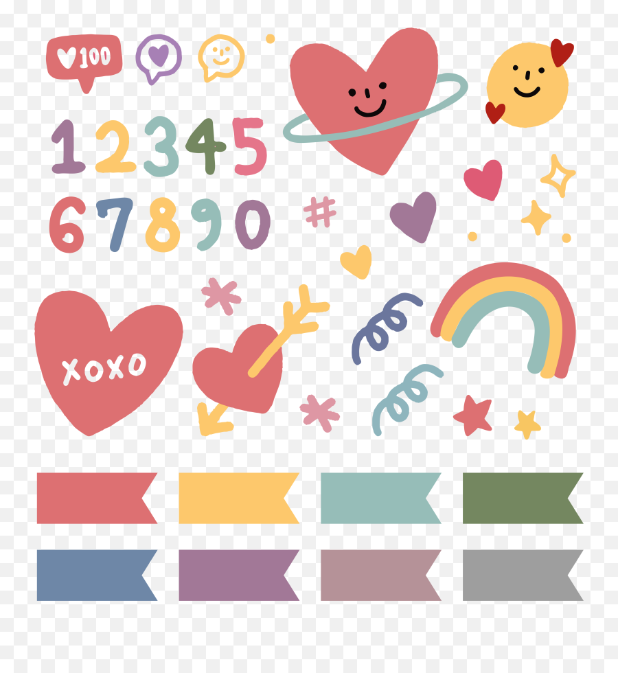 Memo Notepad - Png Cute Sticker Goodnote Emoji,Koi Modern-day Emojis Modern-day Images
