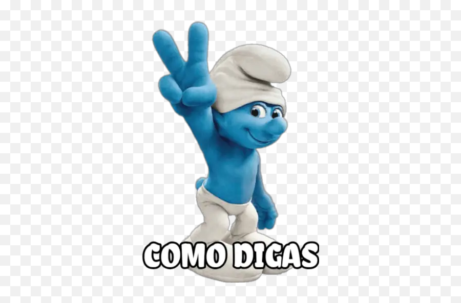 Los Pitufos Stickers For Whatsapp - Transparent Smurfs Png Emoji,Didi Gregorius Team Emojis 2019