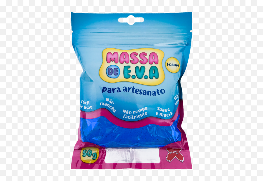 Massa De Eva Para Artesanato - Azul Escuro Emoji,Como Fazer Emoticon De Morango De Feltro