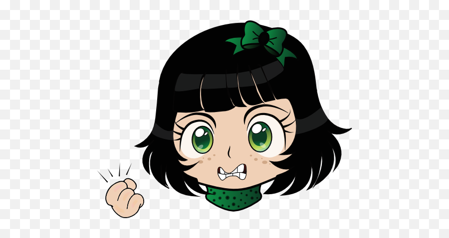Angry Girl Manga Smiley Emoticon Clipart I2clipart Emoji,Angry Emoticon Keyboard