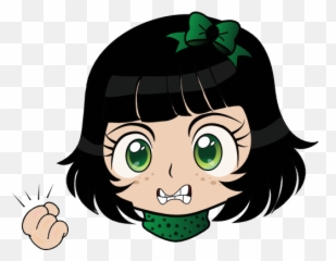 Angry Girl Manga Smiley Emoticon Clipart I2clipart Emoji,Angry Emoticon Keyboard