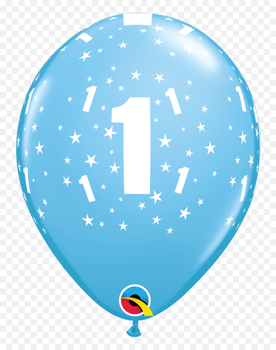 1st Birthday Blue Party Balloons Party Fever - Coral Happy Birthday Ballons Emoji,Emoticon Symbols For Cake And Balloons For Facebook