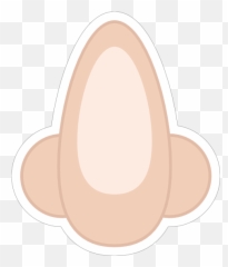 Nose Emoji Sticker - Clip Art,Nose And Glasses Emoji