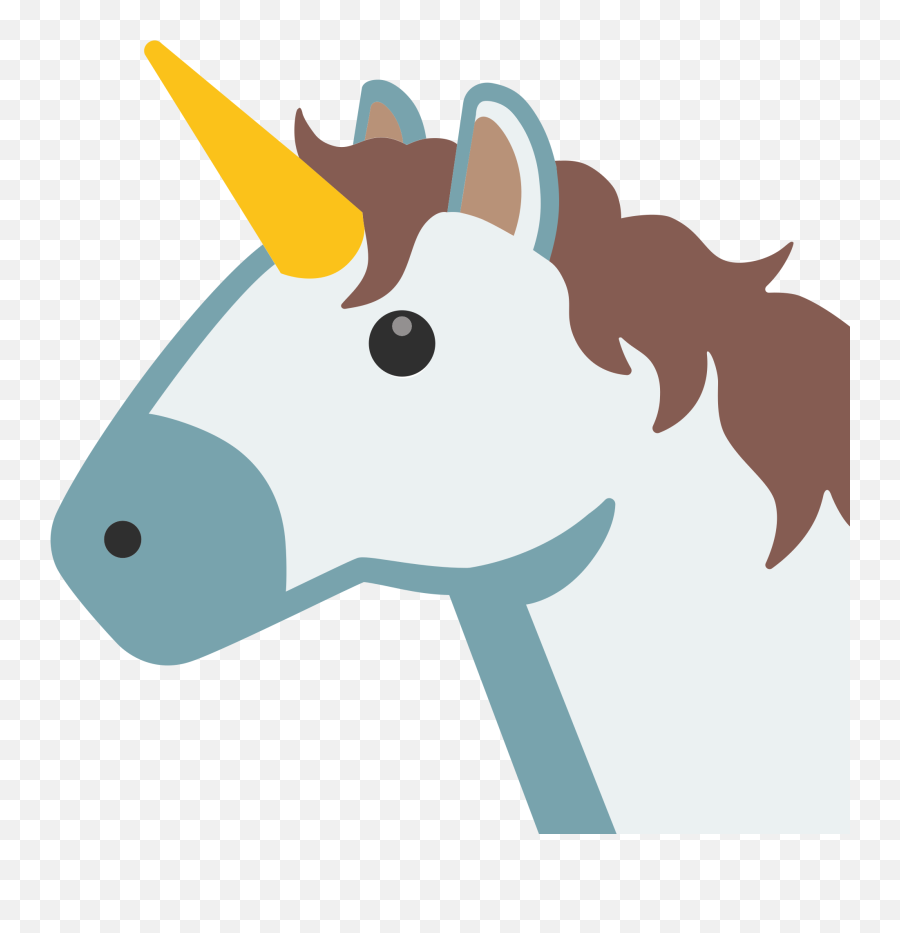 Unicorn Emoji Clipart - Yakkashox,Unicorn Emoji