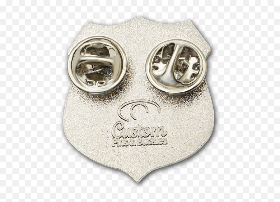 Blue Shield Lapel Pin - Butterfly Clutch Lapel Pin Emoji,Enamel Squared Cool Emoji Pins