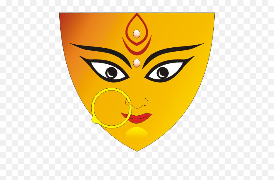 Durga Navaratri Siddhidhatri Emoticon Heart For Dussehra Emoji,/ Emoticon -+..