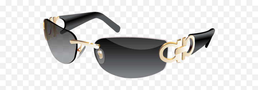 Download Fashion Sunglasses Gold Frame Accessory Designer Emoji,Black Emoticon With Grey Beard