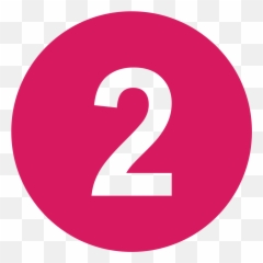 Eo Circle Pink Number - Numbers In Red Circle Png Emoji,2 In The Pink Emoji