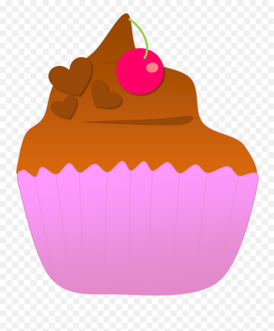 Pink Single Cupcake Drawing Free Image Download Emoji,Purple Emoji Cupcakes