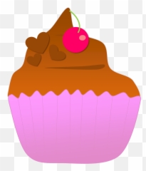 Pink Single Cupcake Drawing Free Image Download Emoji,Purple Emoji Cupcakes