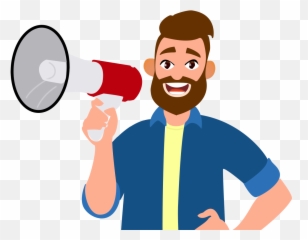 Megaphone Clipart Man - Somawathiya National Park Emoji,Hands On Hips Emoji