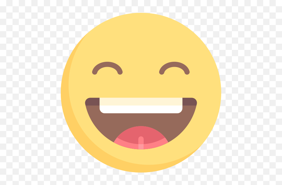 Happy - Free Social Media Icons Emoji,Hand On Mouth Laughing Emoji