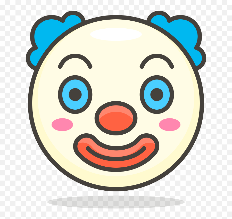 File079 - Clownfacesvg Wikimedia Commons Emoji,Dabi Clown Emoji