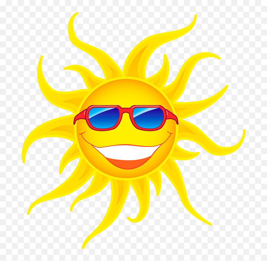 Smiley - Transparent Sun With Sunglasses Png Emoji,Sunglasses Japanese Emoticon