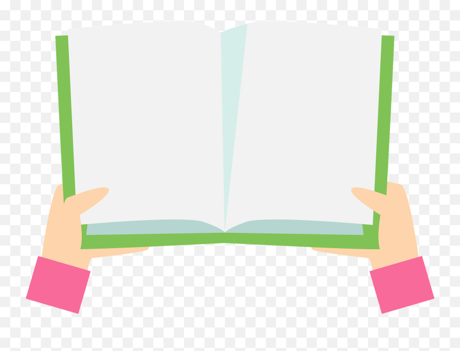 Hands Holding An Open Book Clipart - Holding An Open Book Clipart Emoji,Folding Hands Emoji