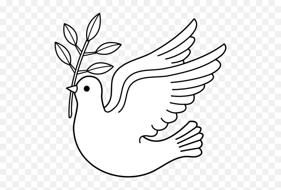 Free Outline Of A Dove Download Free Clip Art Free Clip - Peace Dove Clip Art Emoji,Dove Of Peace Emoji
