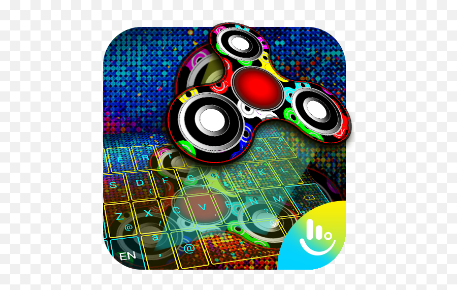 Fidget Spinner 2017 Keyboard Theme Apk Download From Moboplay - Finger Chux Emoji,Touchpal Emoji