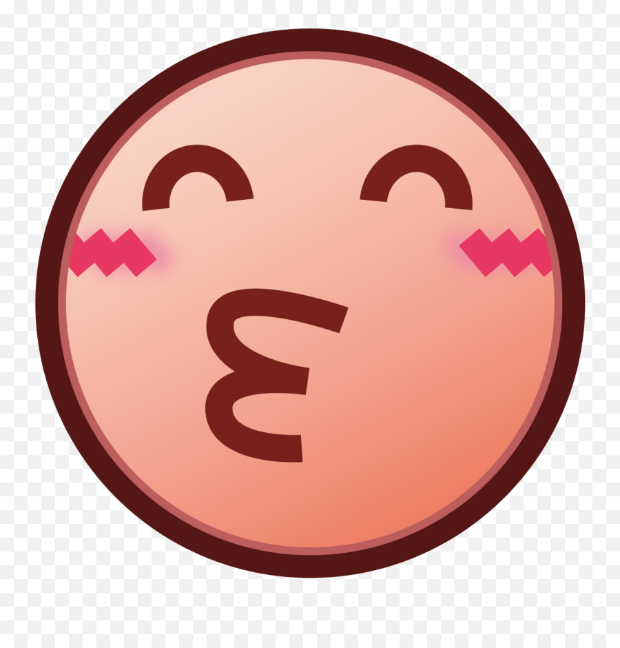Kissing Face Emoji Clipart - Emoji,The Kissy Face Emoji