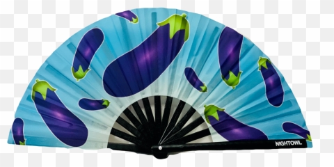 Night Owl Fans - U0027eggplant Emojiu0027 Folding,Egg Emoji