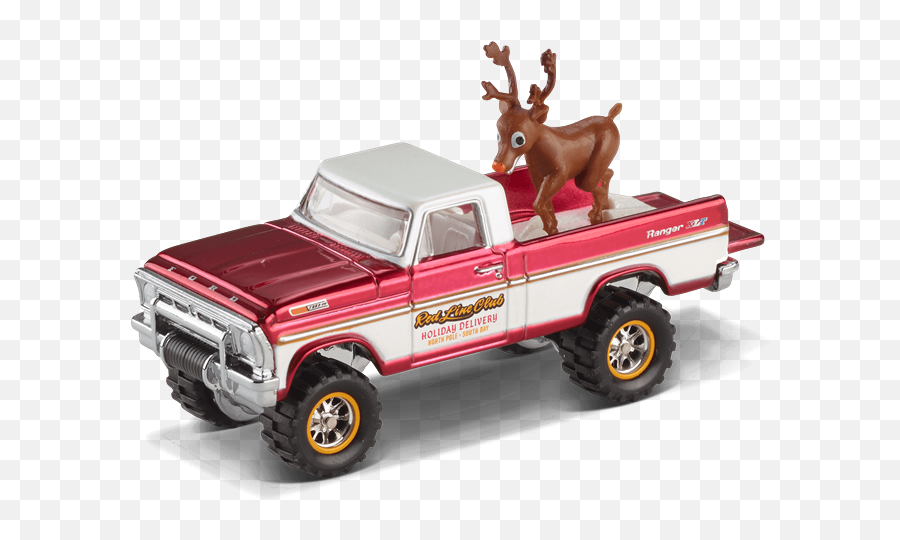 Rlc Exclusive Holiday Texas Drive U0027em With Reindeer At Hwc - Carro Da Hot Wheels De Natal Emoji,Bah Humbug Emoji