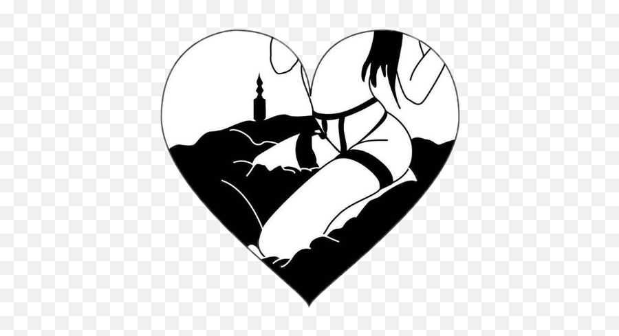 Blackandwhite Heart Sex Sexy Erotic For Women Emoji Sex Emoji Art