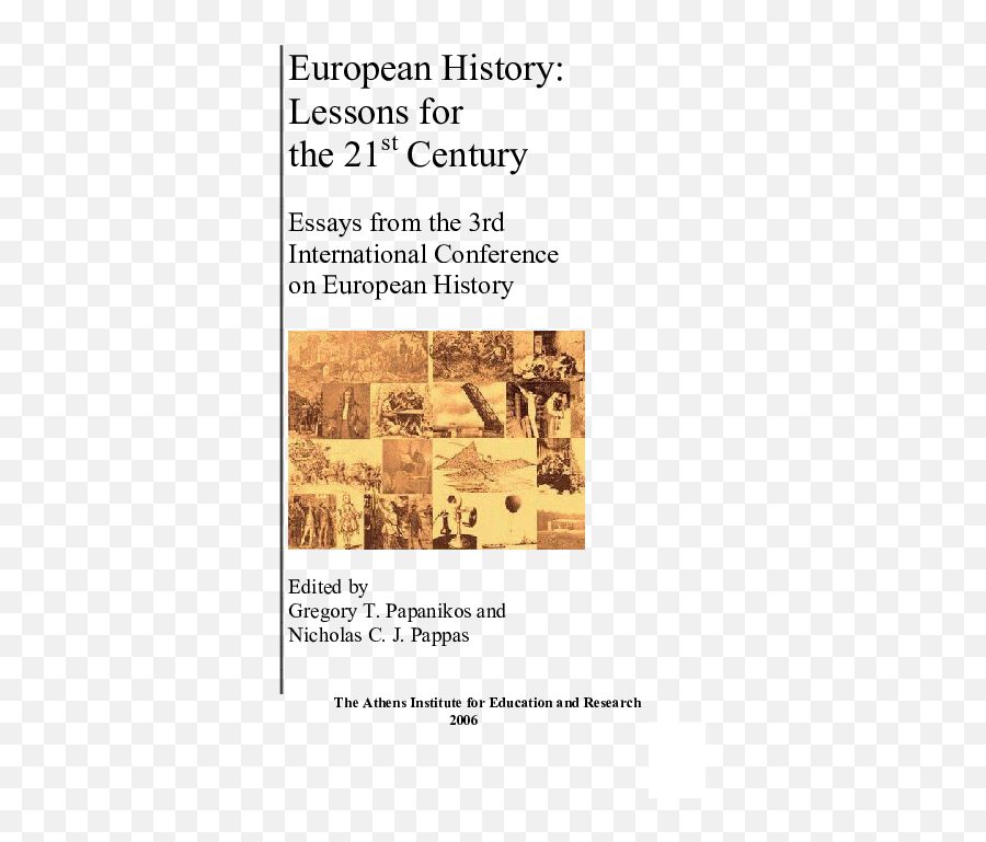 Pdf European History Lessons For The 21st Century Essays - Language Emoji,Emotion By Ellen Wille