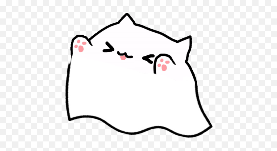 Download Png Cute Ghost Png U0026 Gif Base - Bongo Cat Ghost Png Emoji,Spooky Ghost Emoji
