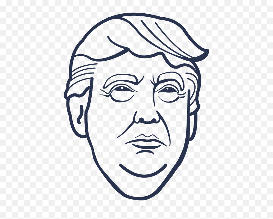 Download Emotion Art Ghostbusters - Easy Donald Trump Cartoon Emoji,Emotion Drawing