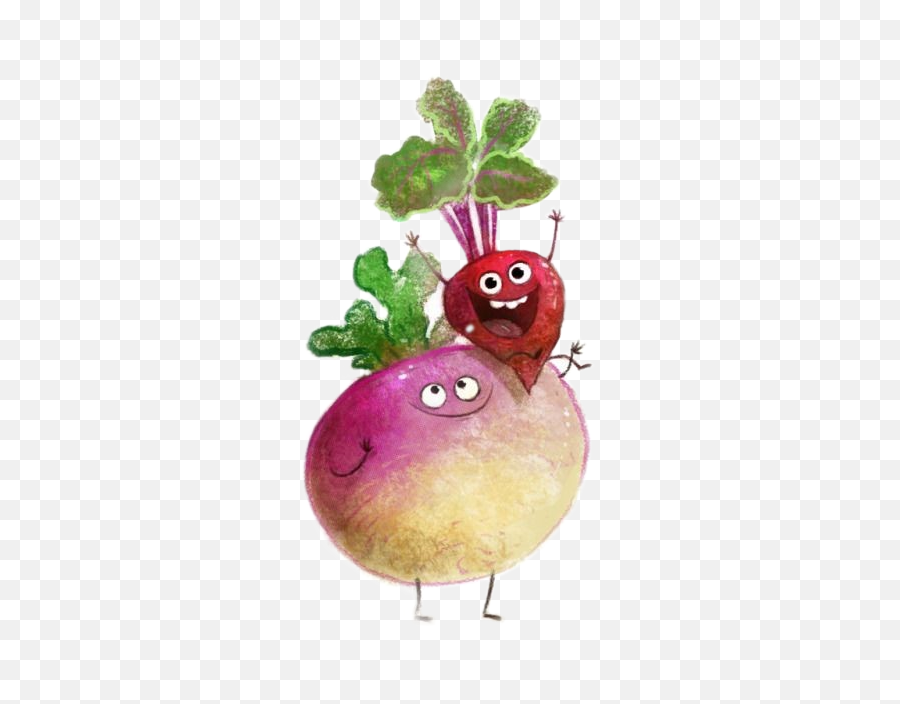 Radish Vegetables Drawing Sticker By Marina Lindner - Superfood Emoji,Radish Emoji