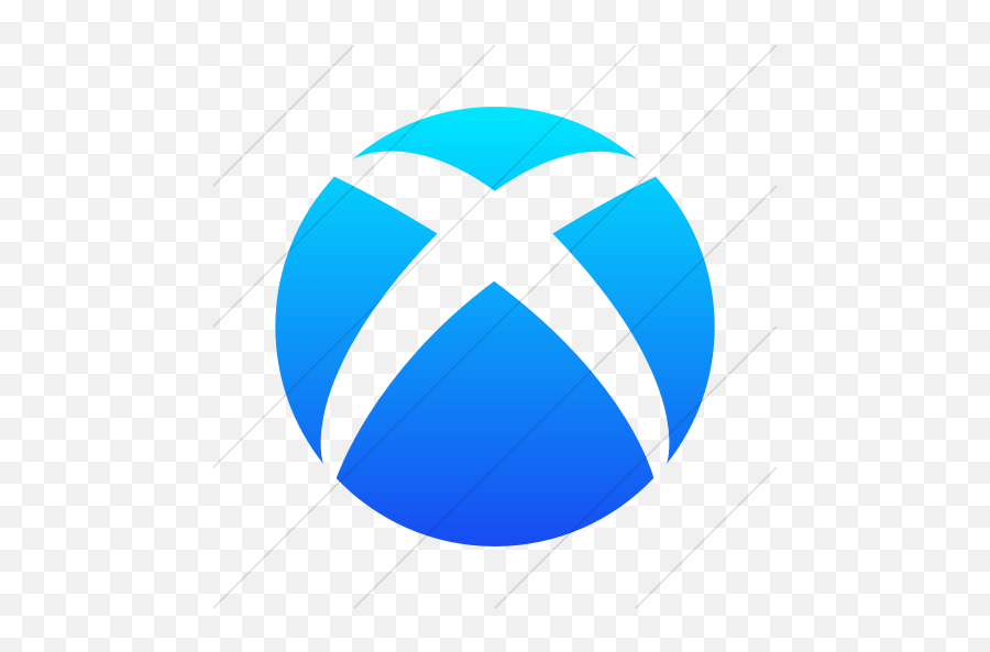 Iconsetc Simple Ios Blue Gradient Foundation 3 Social Xbox - Xbox Logo Png Emoji,Emoticons Xbox