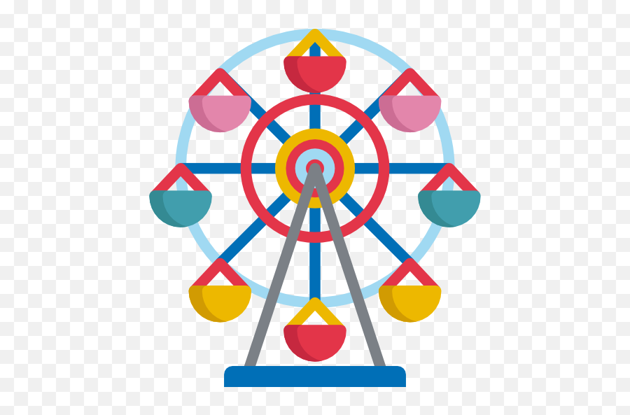 Ferris Wheel - Transparent Background Ferris Wheel Icon Emoji,Paint Ferris Wheel Emoji