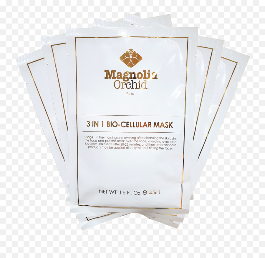 Magnolia Orchid Coconut Collagen 3 In 1 Bio - Cell Mask Set Of 5 Magnolia Orchid 3 In 1 Emoji,How To Put Emoji In Xbox Bio