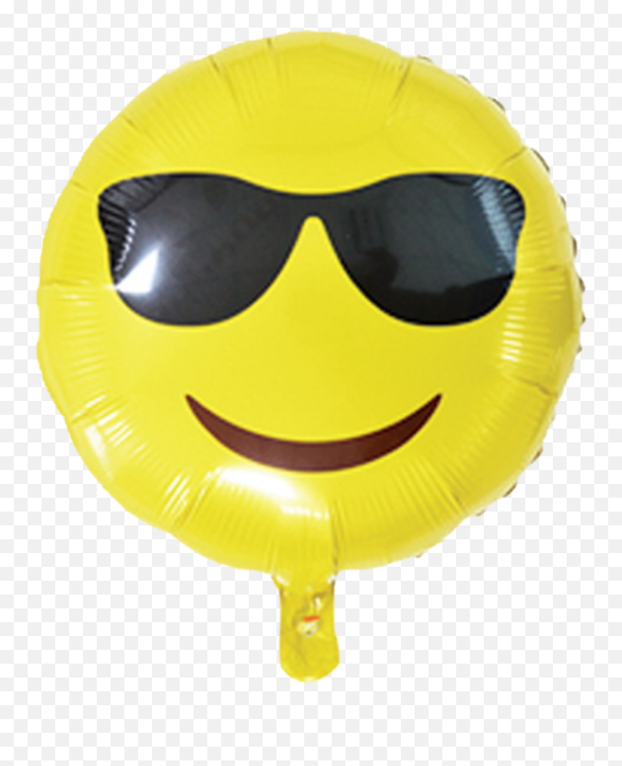 Cool Emoji Balloon - Globos De Caritas Felices,Cool Emoji