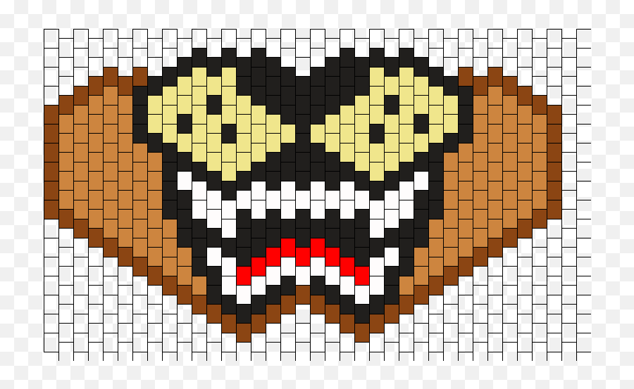 Kandi Patterns - View User Tiger Kandi Mask Patterns Emoji,Mario Ghost Emoticon Transparent