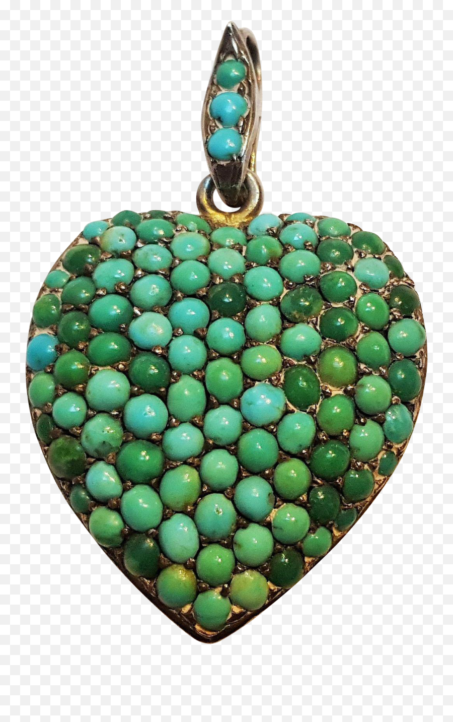 Pave Turquoise Puffy Heart Mourning - Solid Emoji,Jade Gem Emoji