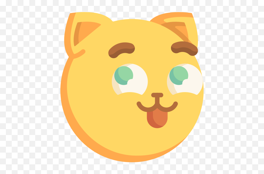 Cat - Happy Emoji,Cat Emoticons Free Download Pack
