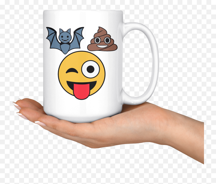 Bat Shit Crazy Mug - Coffee Mug Funny Mug Cute Mug Co Marriage Happy 22nd Wedding Anniversary Emoji,Bat Emoticon'