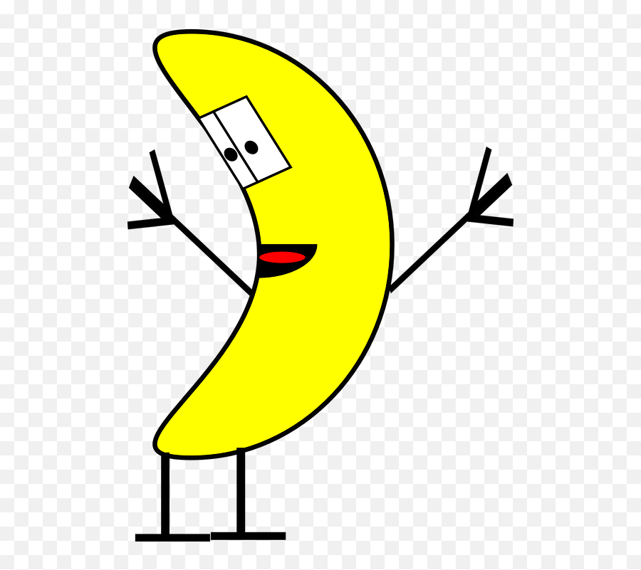 Banana Clipart Happy - Bananas With Arms And Legs Emoji,Dancing Banana Emoji