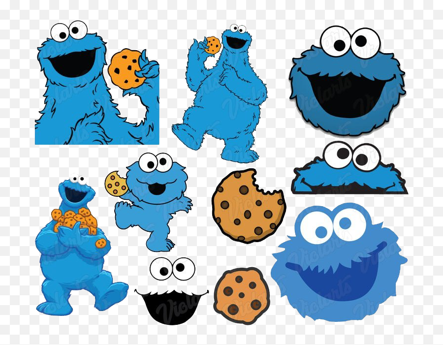 Cookie Monster Download Transparent Png Image Png Arts Emoji,Cookie Emojis Transparent Background