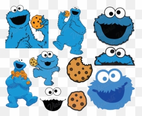 Cookie Monster Download Transparent Png Image Png Arts Emoji,Cookie Emojis Transparent Background