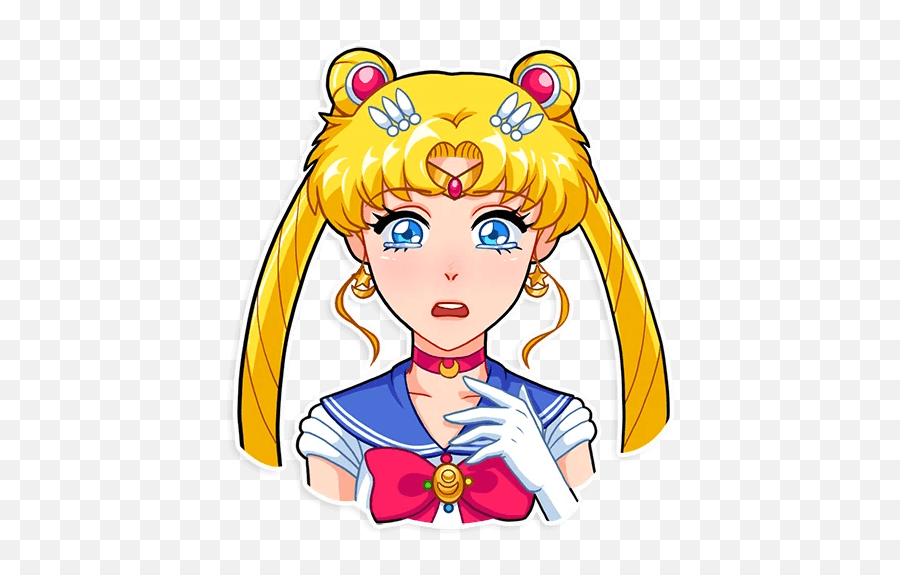 Sailor Moon - Telegram Sticker Sailor Moon Expressions Stickers Emoji,Sailor Moon Emojis