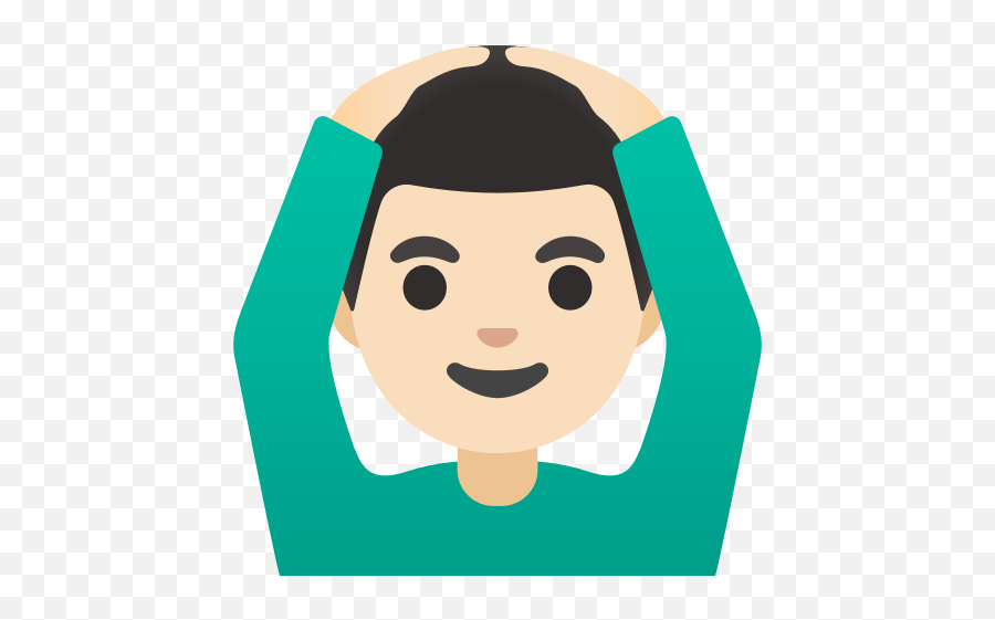 U200d Hombre Con Los Brazos En Alto Haciendo El Gesto De Emoji,Hamd Emoticon