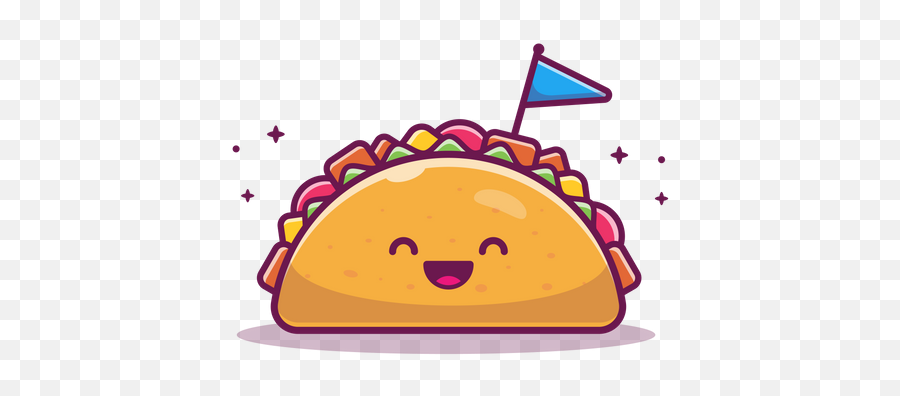 Best Premium Happy Taco Illustration Download In Png Emoji,Taco Emoji