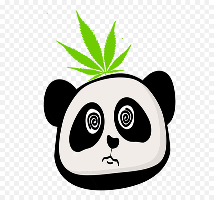 Panda Weed Clipart - Full Size Clipart 5664960 Pinclipart Emoji,Emoji For Weed