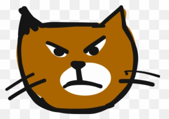 Kudryashka U2013 Canva Emoji,3336 Confused Cat Emoji