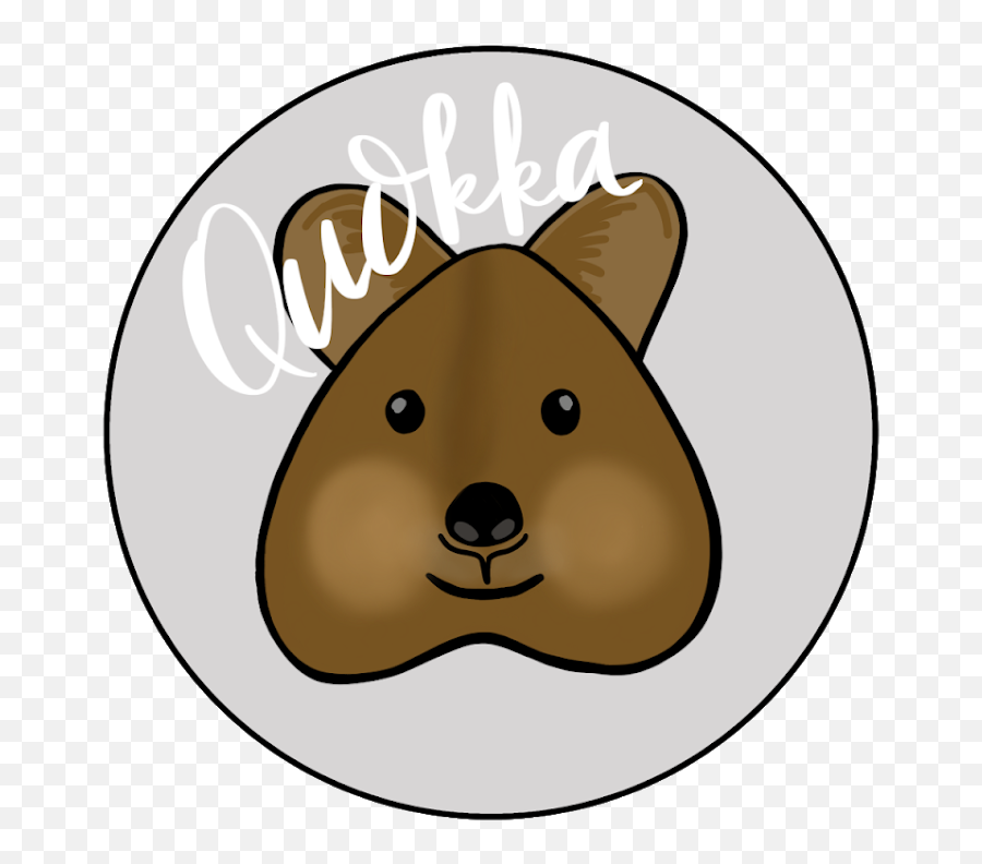 Quokka Sticker Sticker By Teresa Wroblewski Quokka Quokka Emoji,Instagram Chipmunk Emoji