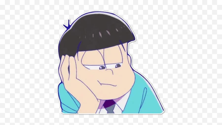 Osomatsu - Sanu201d Stickers Set For Telegram Emoji,Karamatsu Emoji