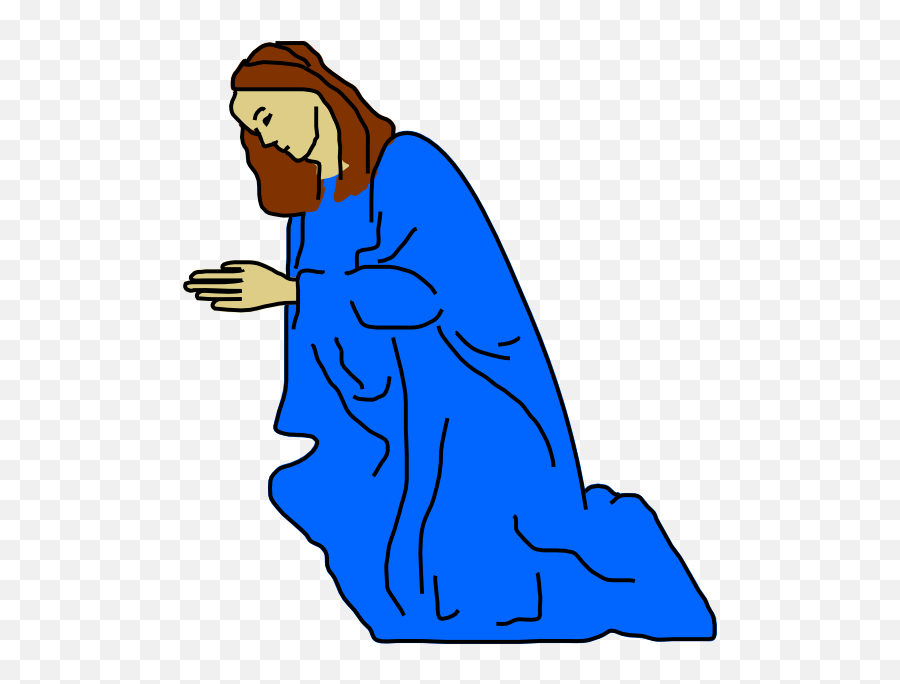 Prayer Hands - Mary Praying Clipart Transparent Png Mary Praying Clip Art Emoji,Prayer Hands Emoji