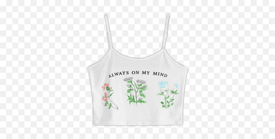 Flowers Shirt Sticker - Active Tank Emoji,Urban Outfitters Emoji Stickers